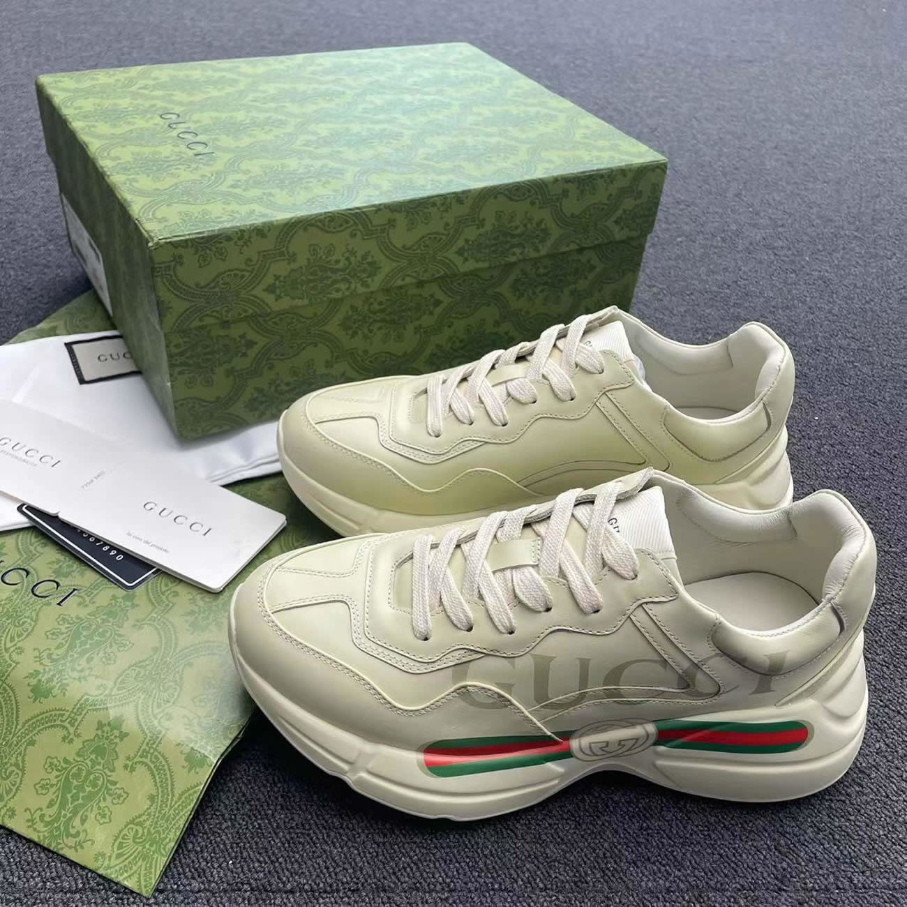 Gucci Rhyton Vintage Logo W 528892 Drw00 9522 (18) - www.newkick.vip